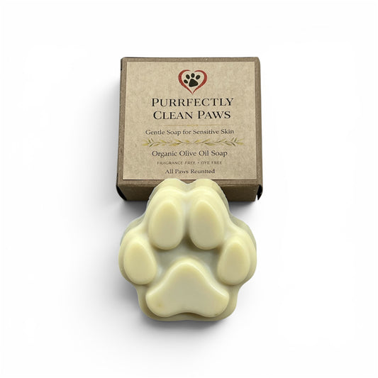 Purrfectly Clean Paws Organic Olive Oil Soap