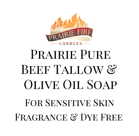Organic Olive Oil & Grass Fed Beef Tallow Soap 50/50 (3 Pack) – Fragrance Free, Palm Oil Free, Natural Bar Soap