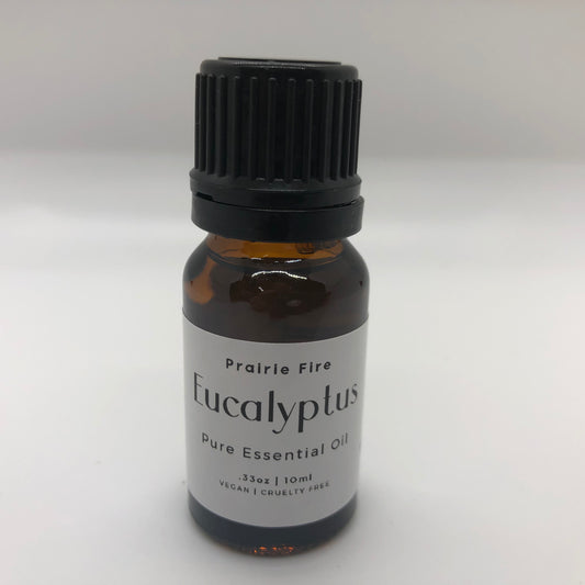 Eucalyptus Essential Oil - 10 ml - .35 oz - Prairie Fire Candles