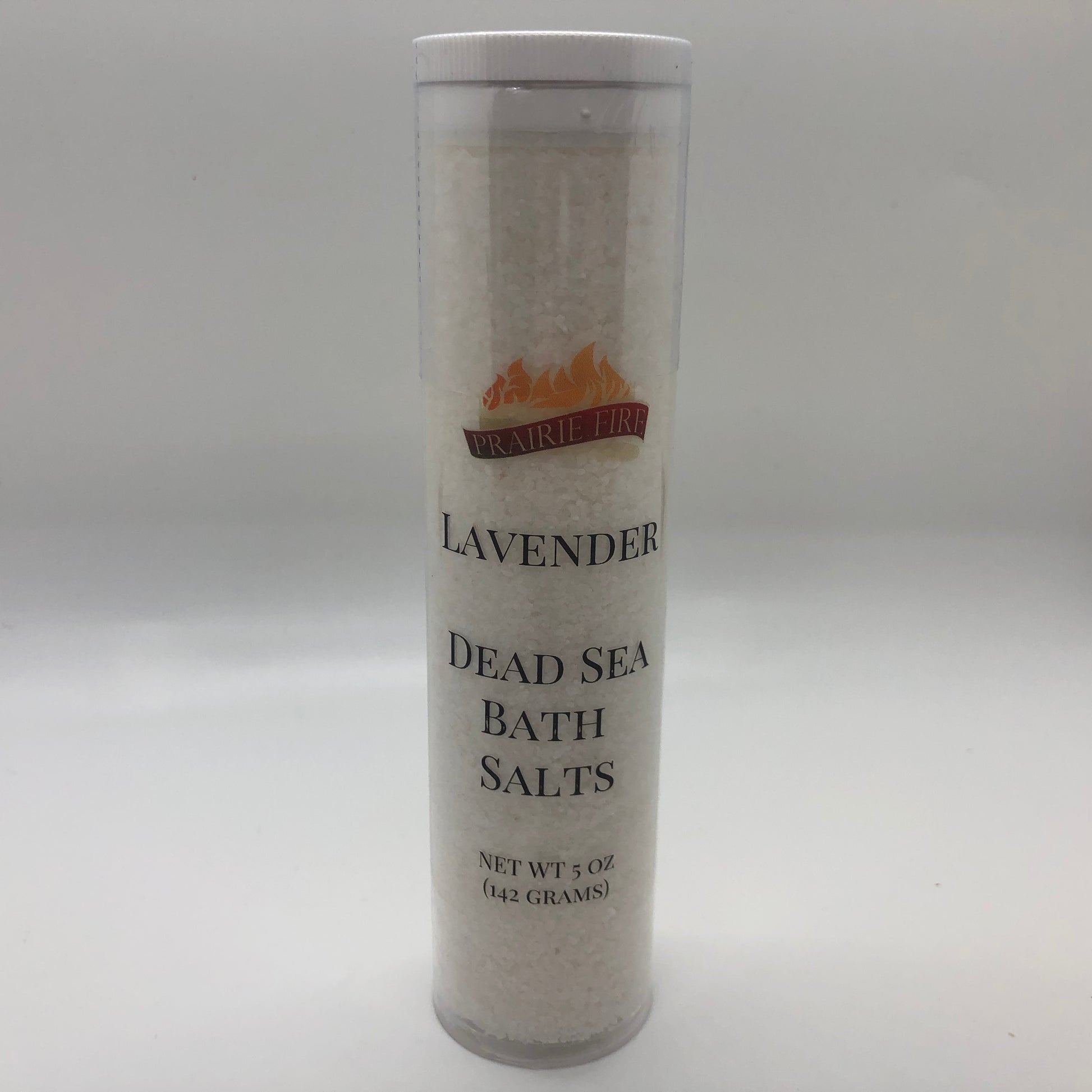 Lavender Dead Sea Bath Salts - 5oz (Prairie Lavender) - Prairie Fire Candles