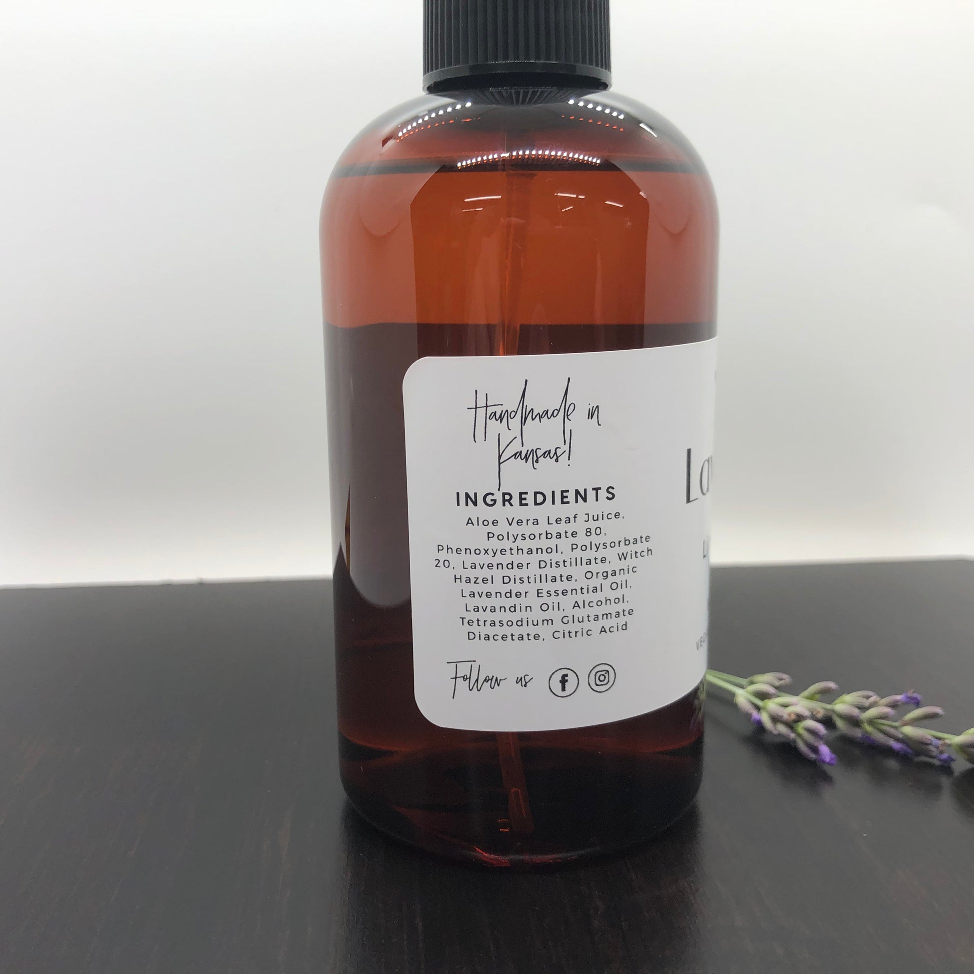 Lavender Linen Spray - 8oz (Prairie Lavender) - Prairie Fire Candles