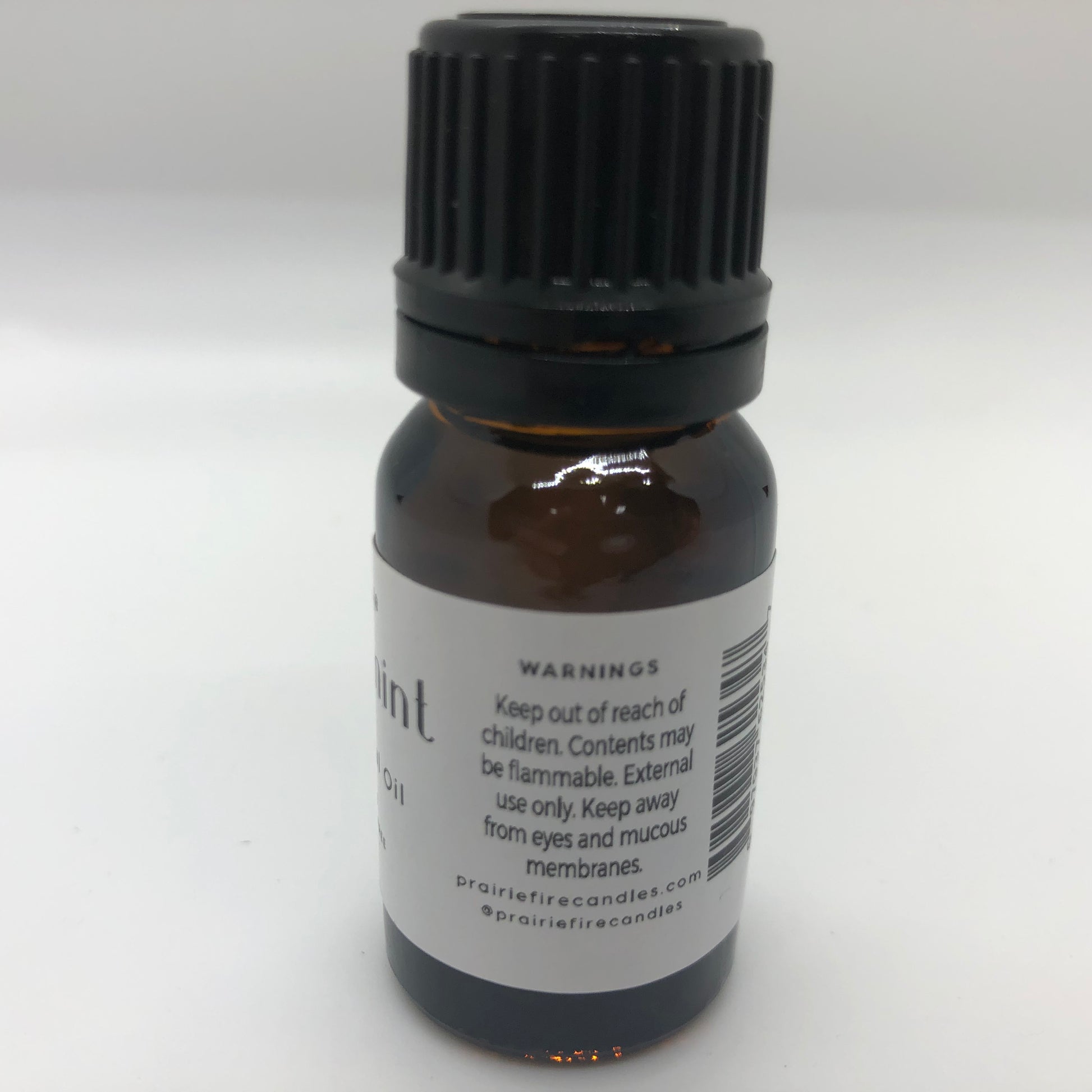 Peppermint Essential Oil - 10 ml - .35 oz - Prairie Fire Candles
