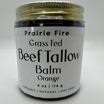 Beef Tallow Balm - 4 oz - Organic Grass Fed - Moisturizing Skin Care