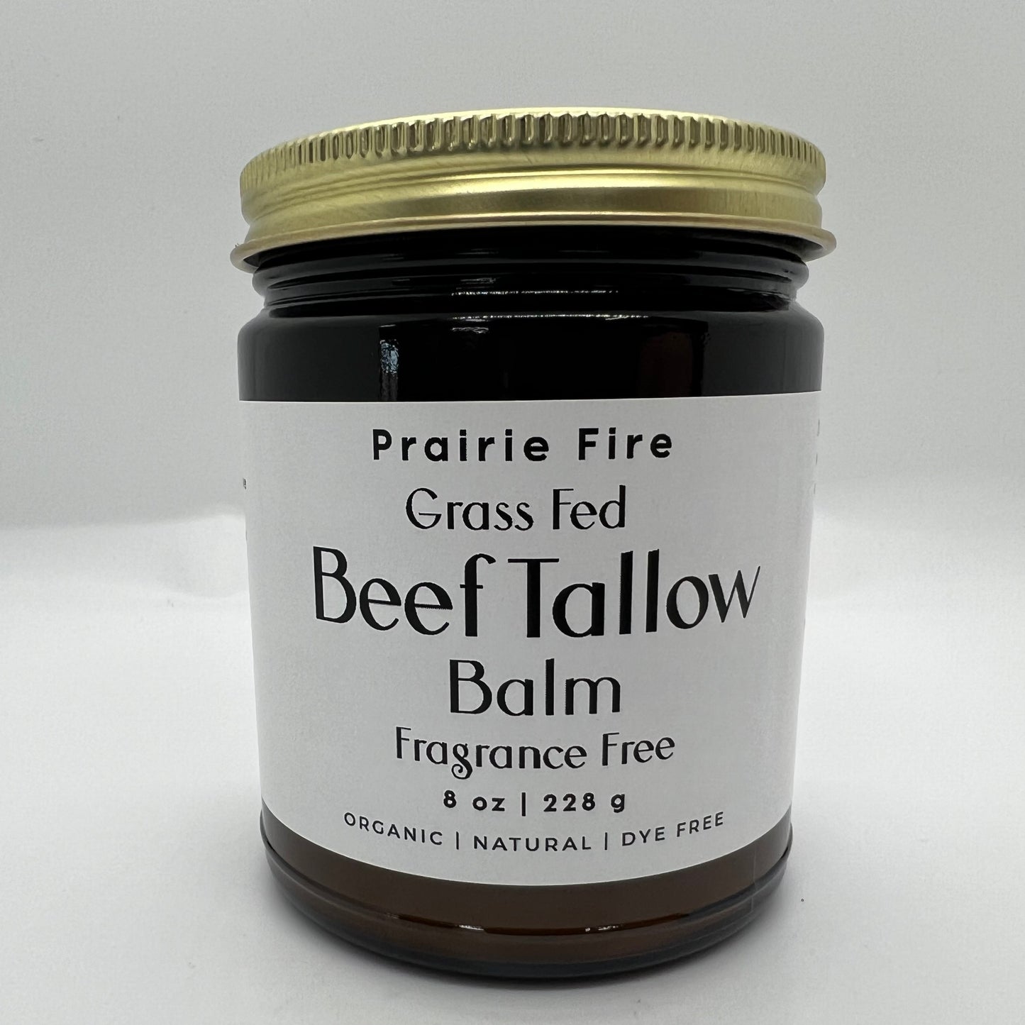 Beef Tallow Balm - 8 oz - Organic Grass Fed - Body Butter - Moisturizing Skin Care