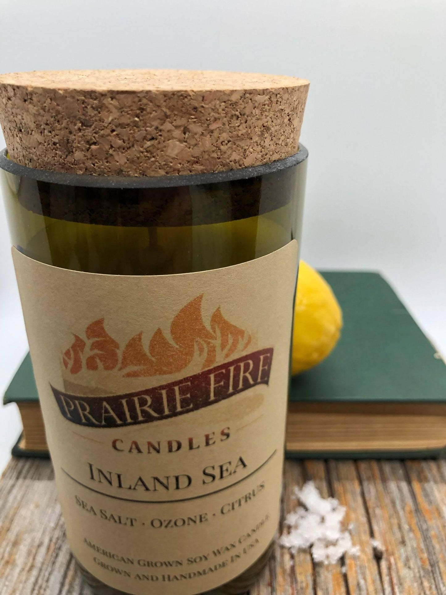 to:from sea and sand candle - CORK