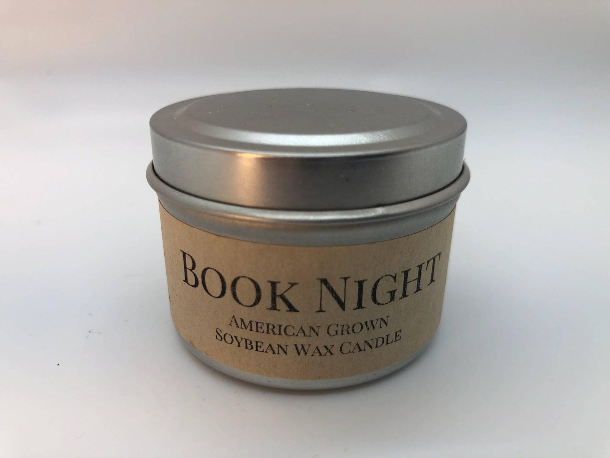 Book Night Soy Wax Candle | 2 oz Travel Tin - Prairie Fire Candles