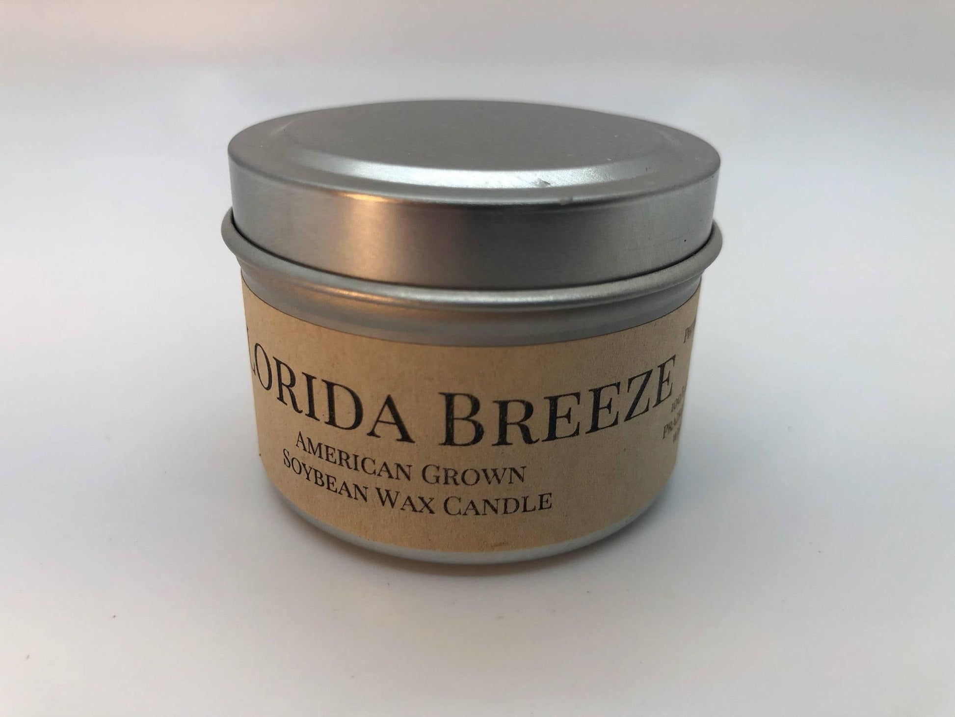 Florida Breeze Soy Wax Candle | 2 oz Travel Tin - Prairie Fire Candles