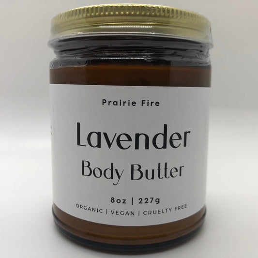 Lavender Body Butter - 8 oz (Prairie Lavender) - Prairie Fire Candles