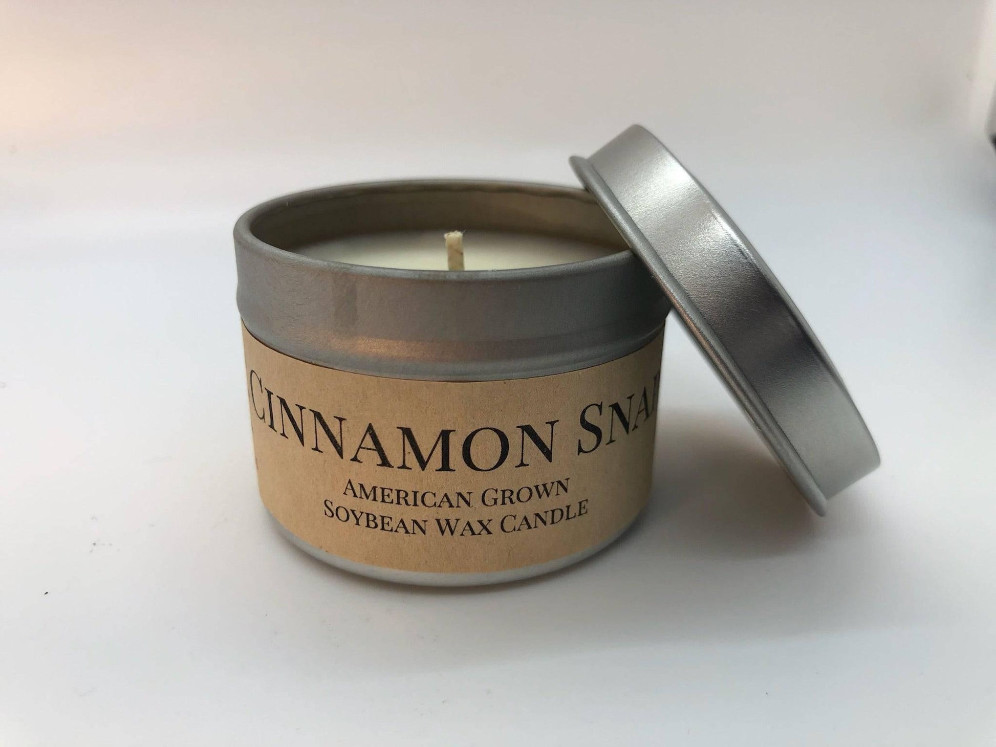 Cinnamon Snap Soy Wax Candle | 2 oz Travel Tin - Prairie Fire Candles
