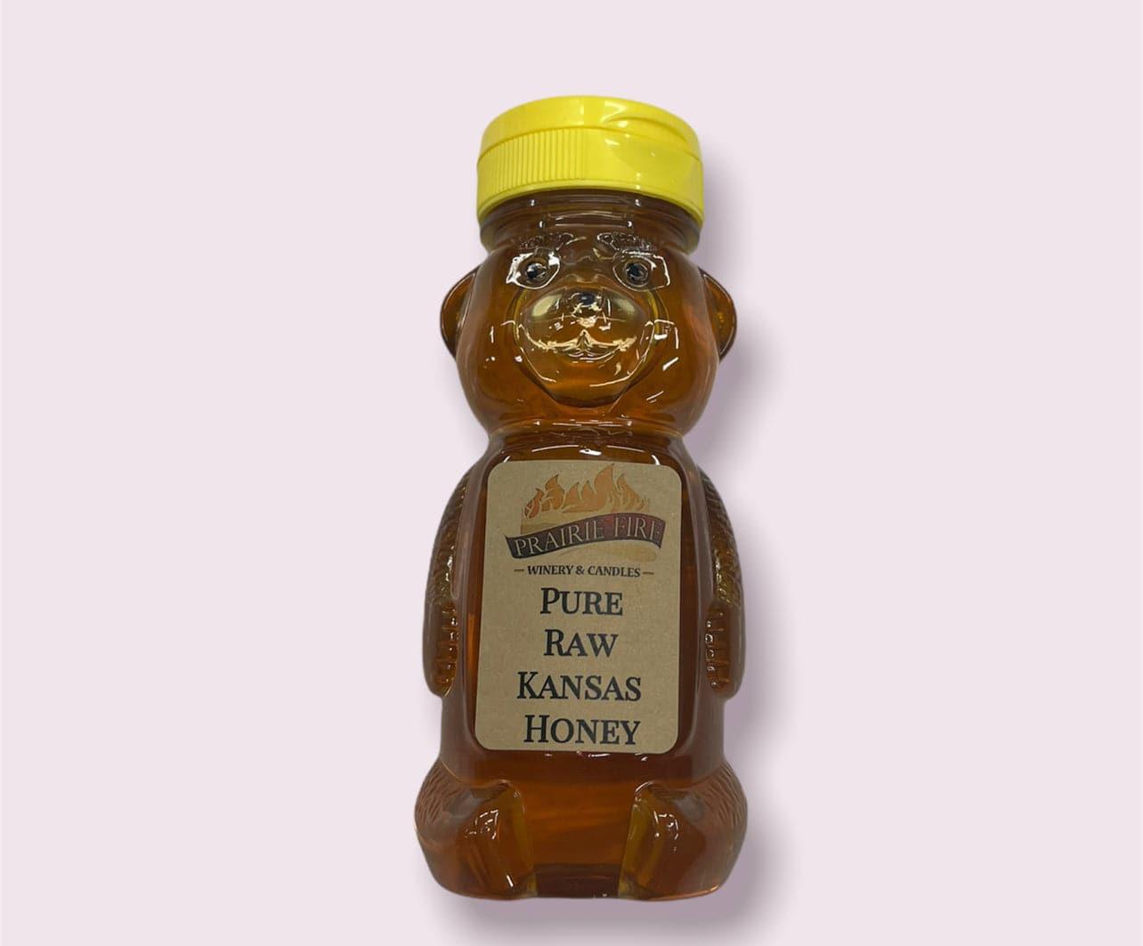 Honey - Pure Raw Kansas Honey 8 oz - Prairie Fire Candles
