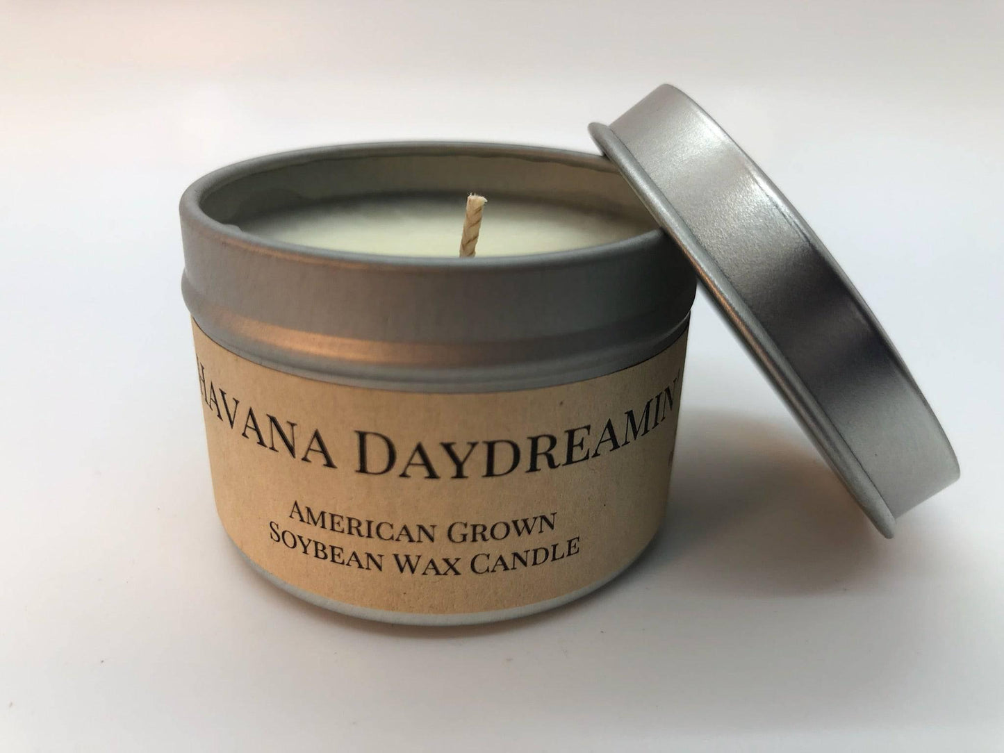 Havana Daydreamin' Soy Wax Candle | 2 oz Travel Tin - Prairie Fire Candles