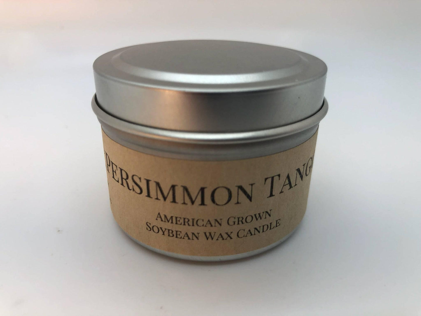 Persimmon Tango Soy Wax Candle | 2 oz Travel Tin - Prairie Fire Candles