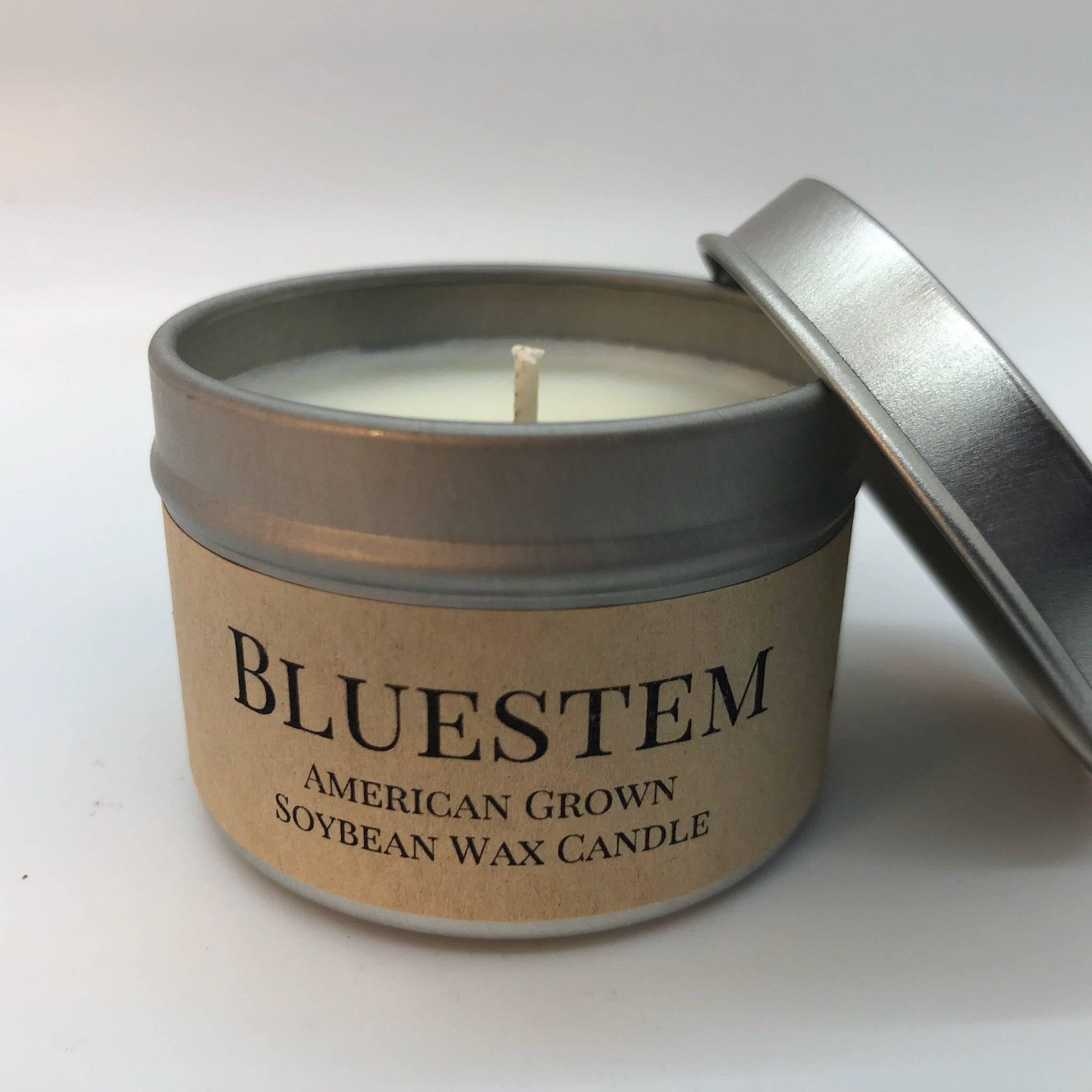 Bluestem Soy Wax Candle | 2 oz Travel Tin - Prairie Fire Candles