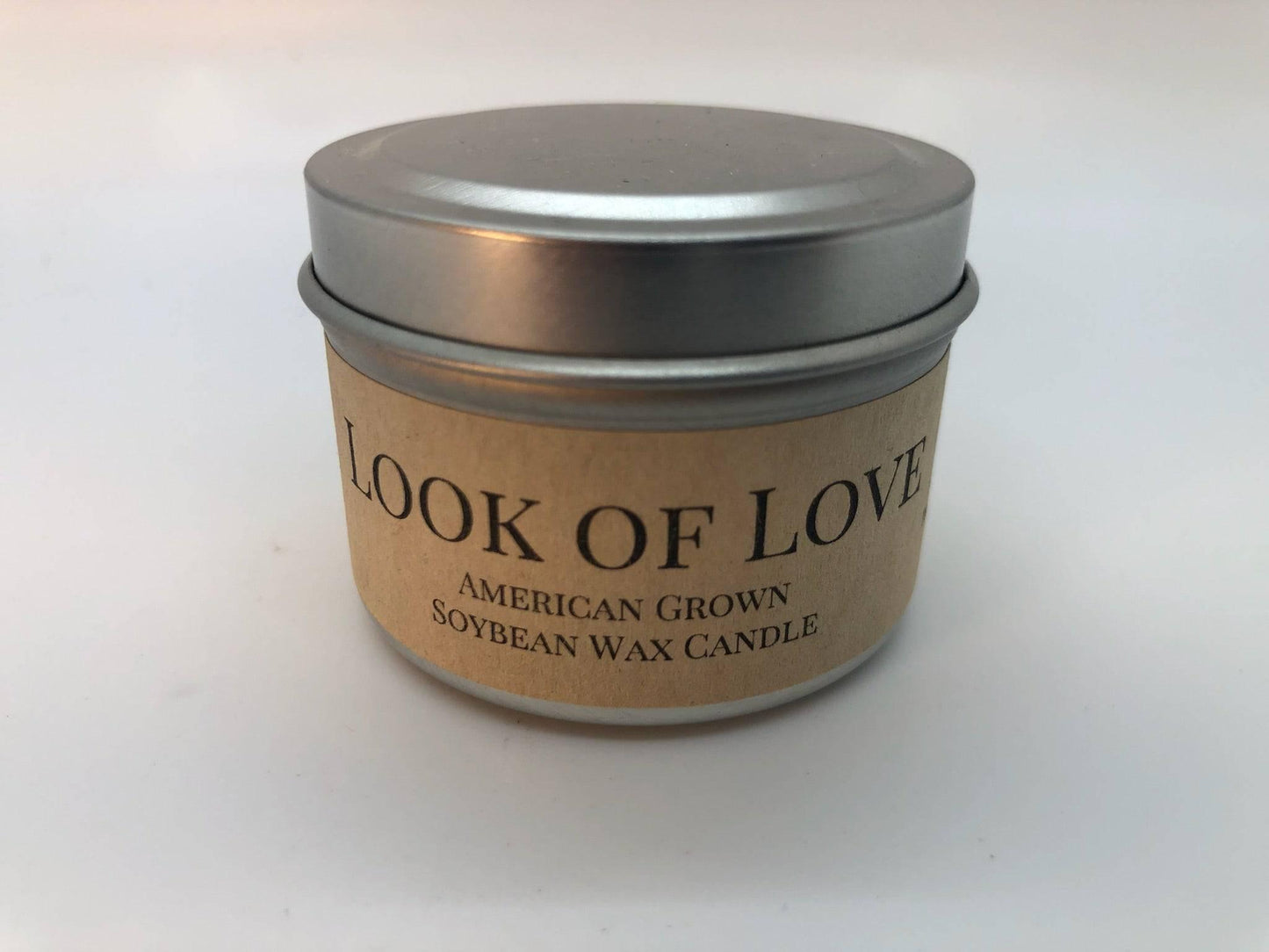 Look of Love Soy Wax Candle | 2 oz Travel Tin - Prairie Fire Candles