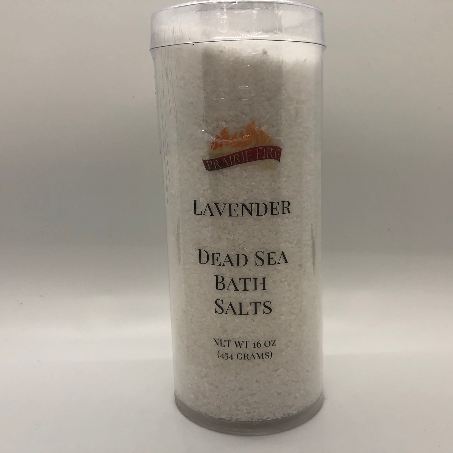 Lavender Dead Sea Bath Salts - 16oz (Prairie Lavender) - Prairie Fire Candles