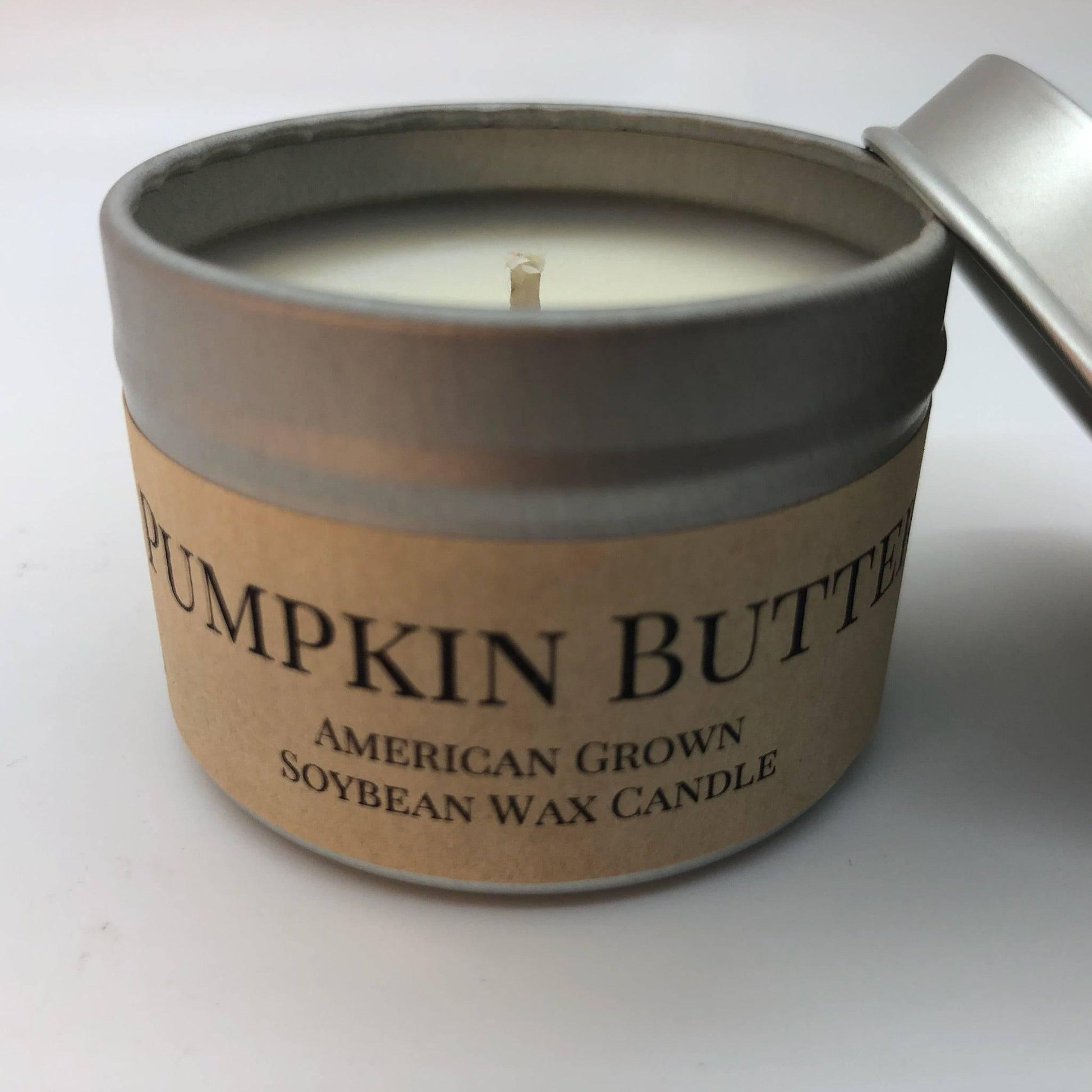 Pumpkin Butter Soy Wax Candle | 2 oz Travel Tin - Prairie Fire Candles
