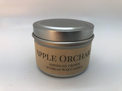 Apple Orchard Soy Wax Candle | 2 oz Travel Tin - Prairie Fire Candles