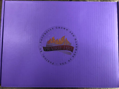Lavender Lovers Soothe Pain Gel Luxury Gift Set Box - Kansas Gift Basket - Prairie Fire Candles