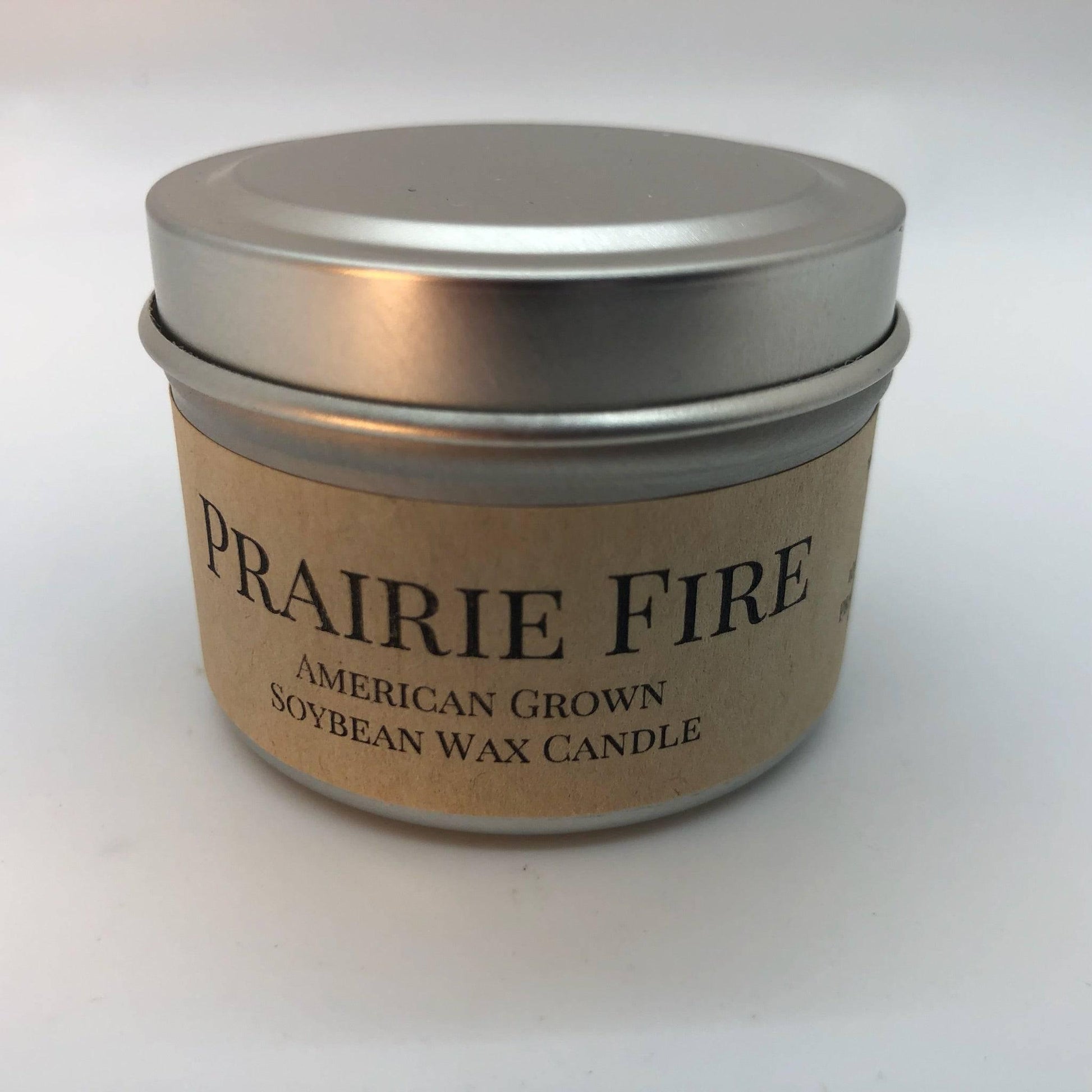 Prairie Fire Soy Wax Candle | 2 oz Travel Tin - Prairie Fire Candles
