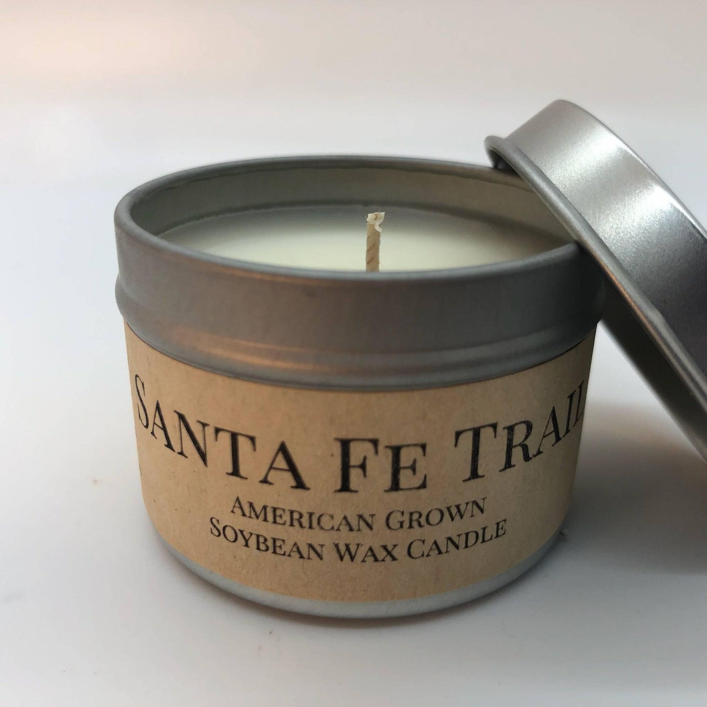 Santa Fe Trail Soy Wax Candle | 2 oz Travel Tin - Prairie Fire Candles
