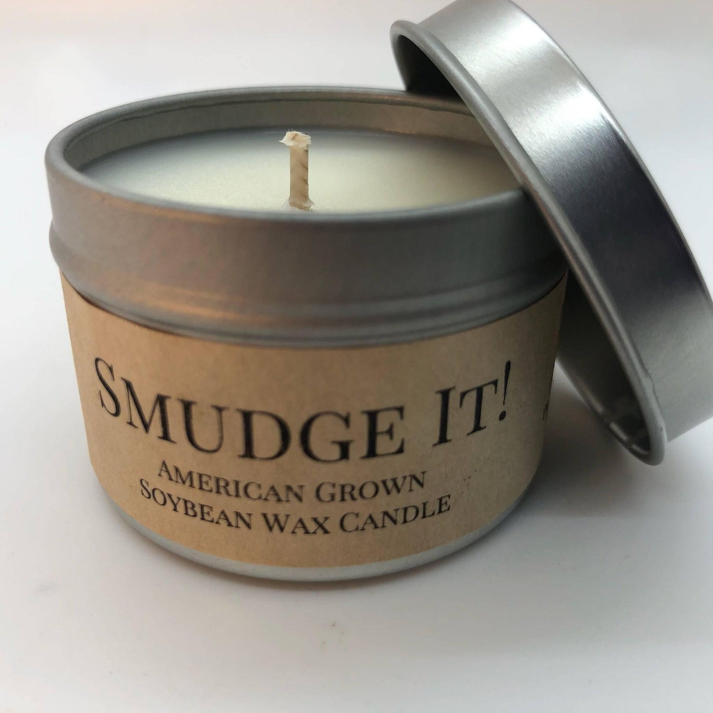 Smudge It! Soy Wax Candle | 2 oz Travel Tin - Prairie Fire Candles