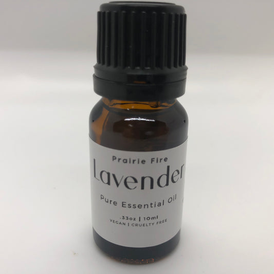 Lavender Essential Oil - 10 ml - .35 oz - Prairie Fire Candles