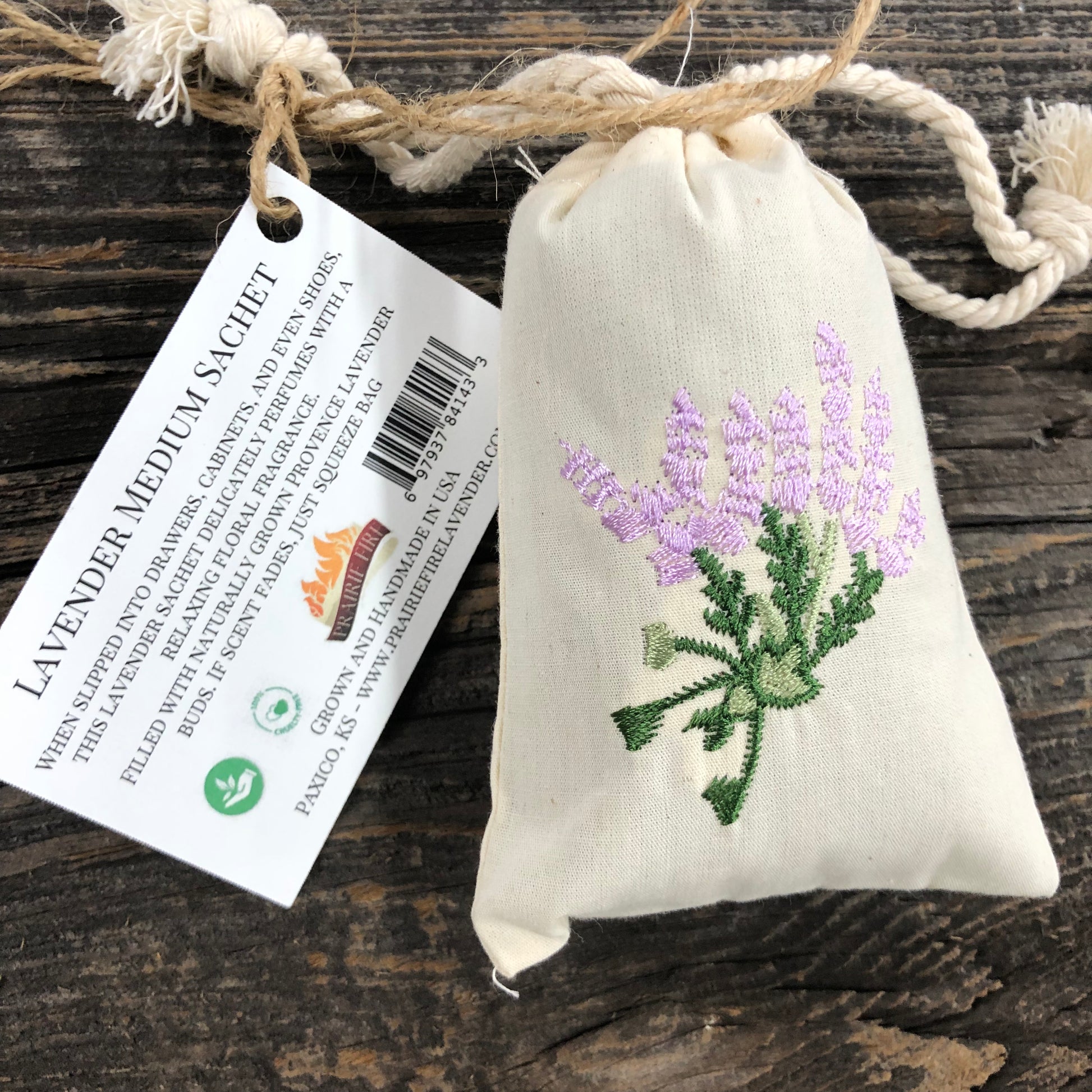 Lavender - Medium Sachet (Provence) - Prairie Fire Candles