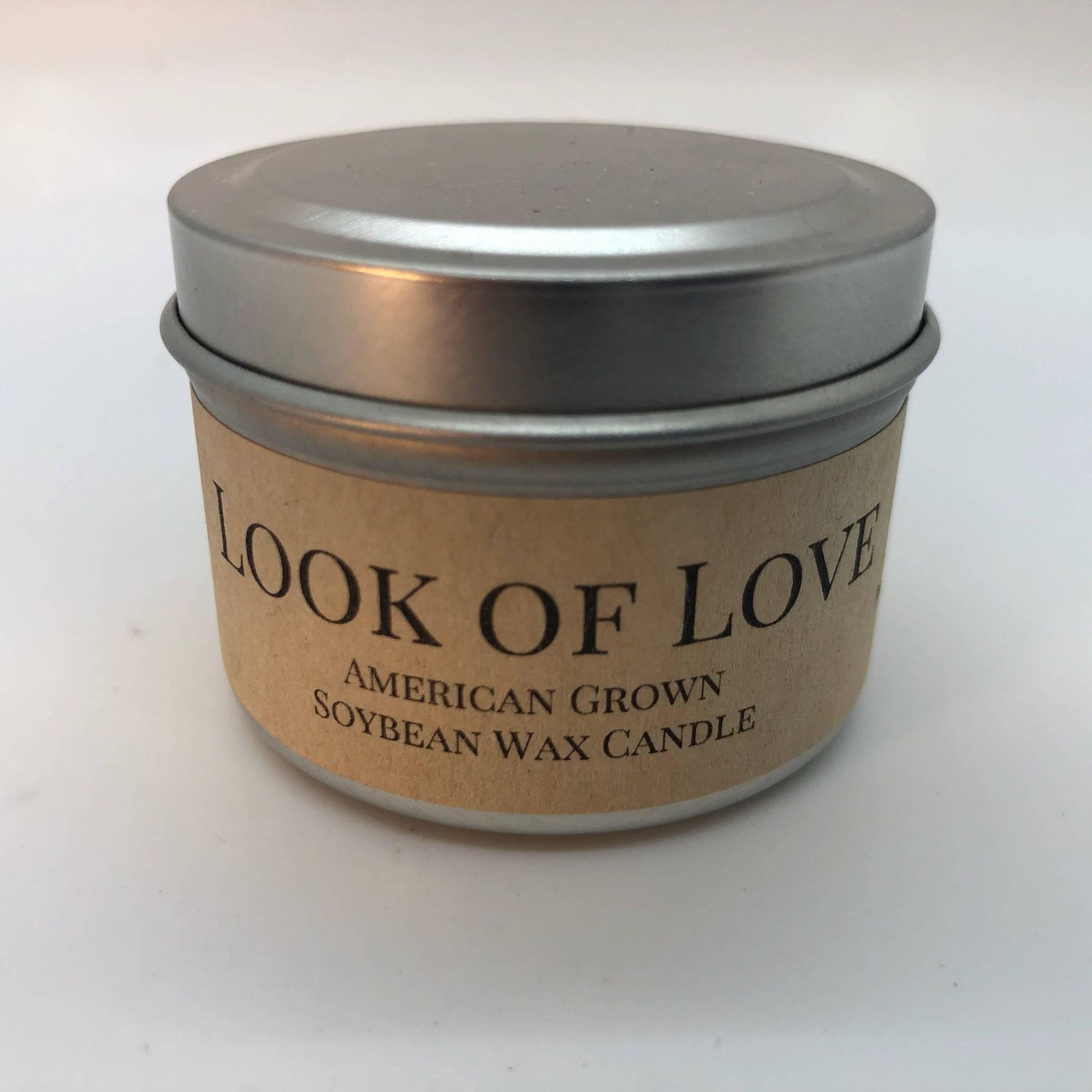 Look of Love Soy Wax Candle | 2 oz Travel Tin - Prairie Fire Candles