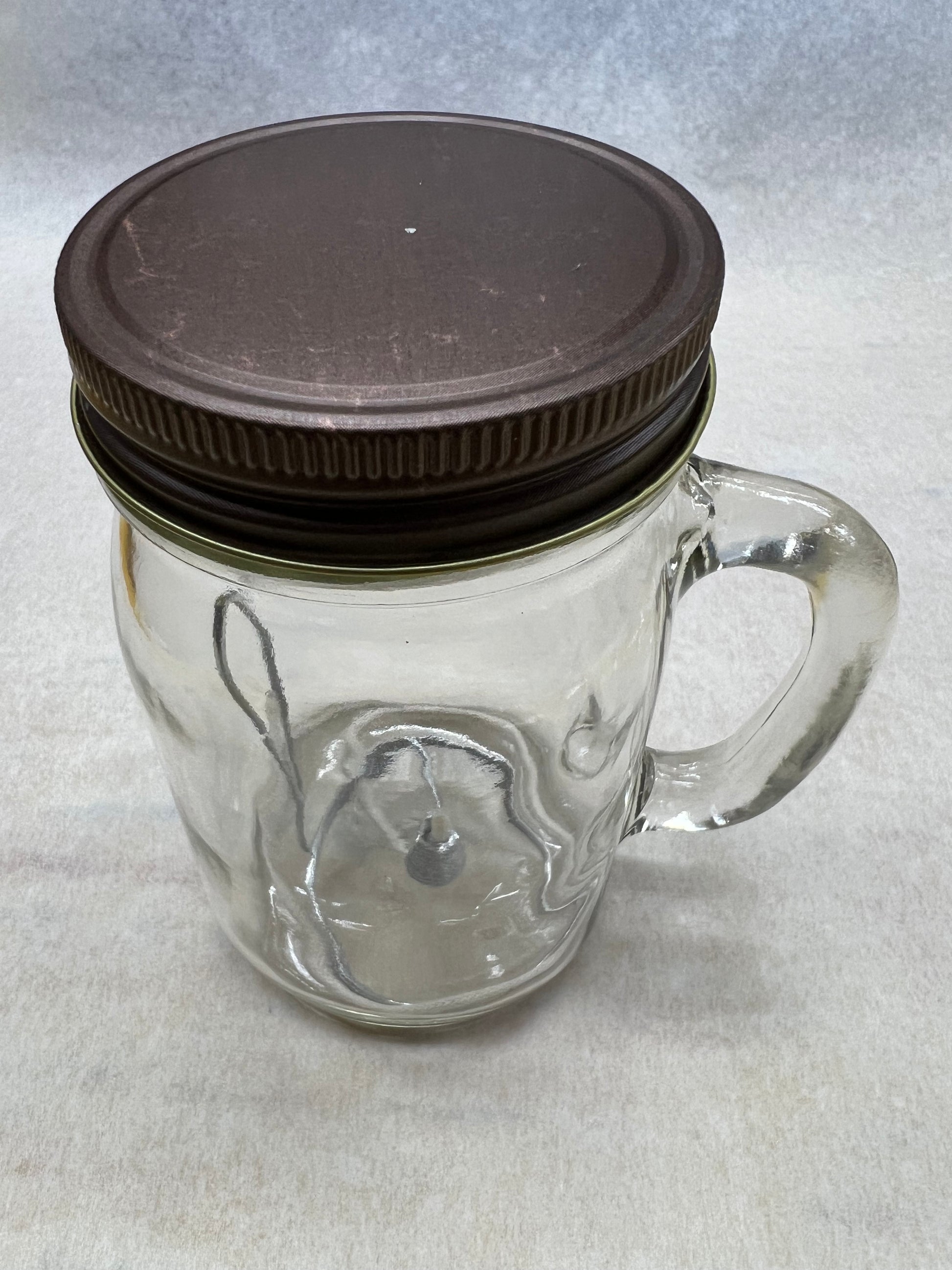 Olive Oil Candle Lamp - Handle Mason Jar - Emergency Backup - Power Outage - Prairie Fire Candles