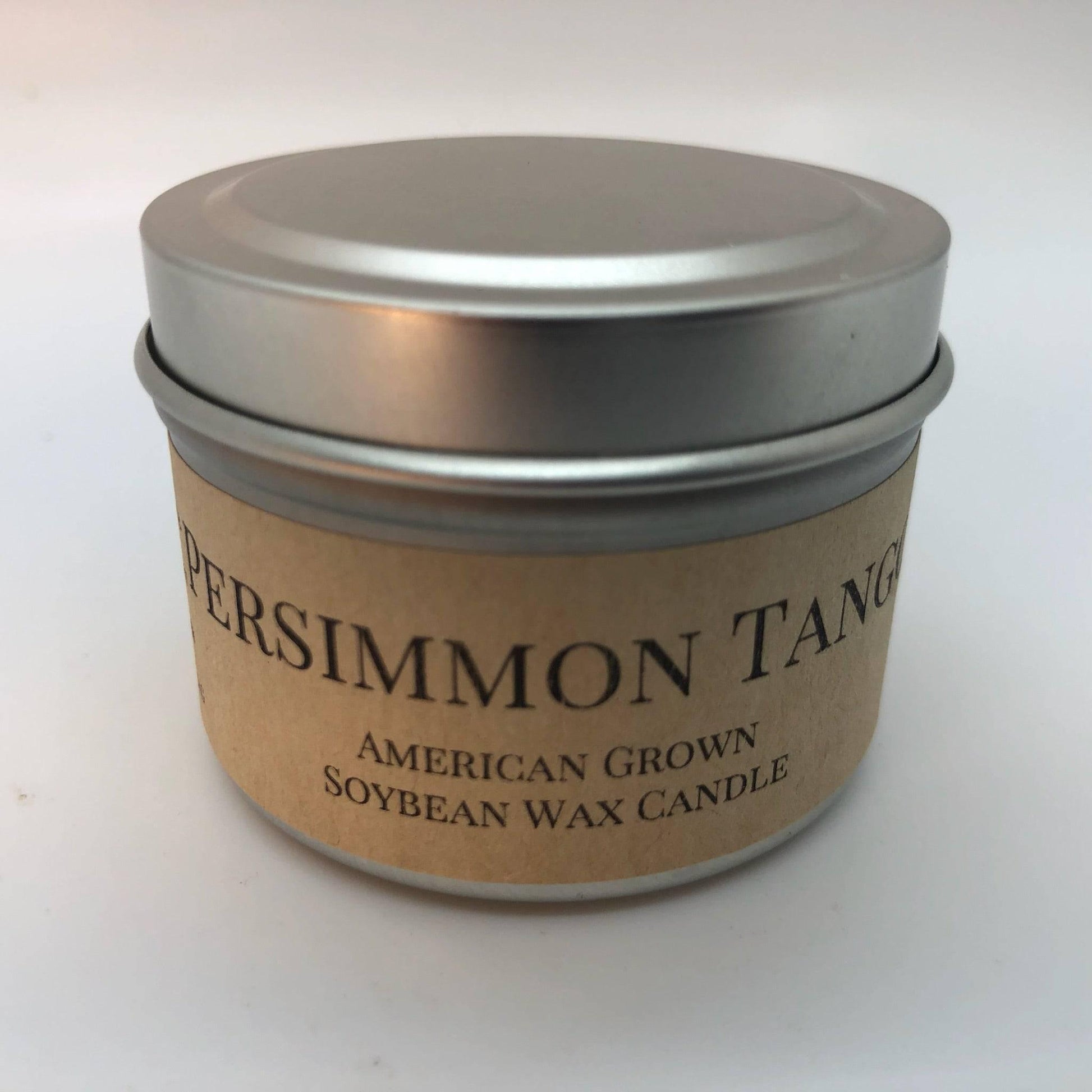 Persimmon Tango Soy Wax Candle | 2 oz Travel Tin - Prairie Fire Candles