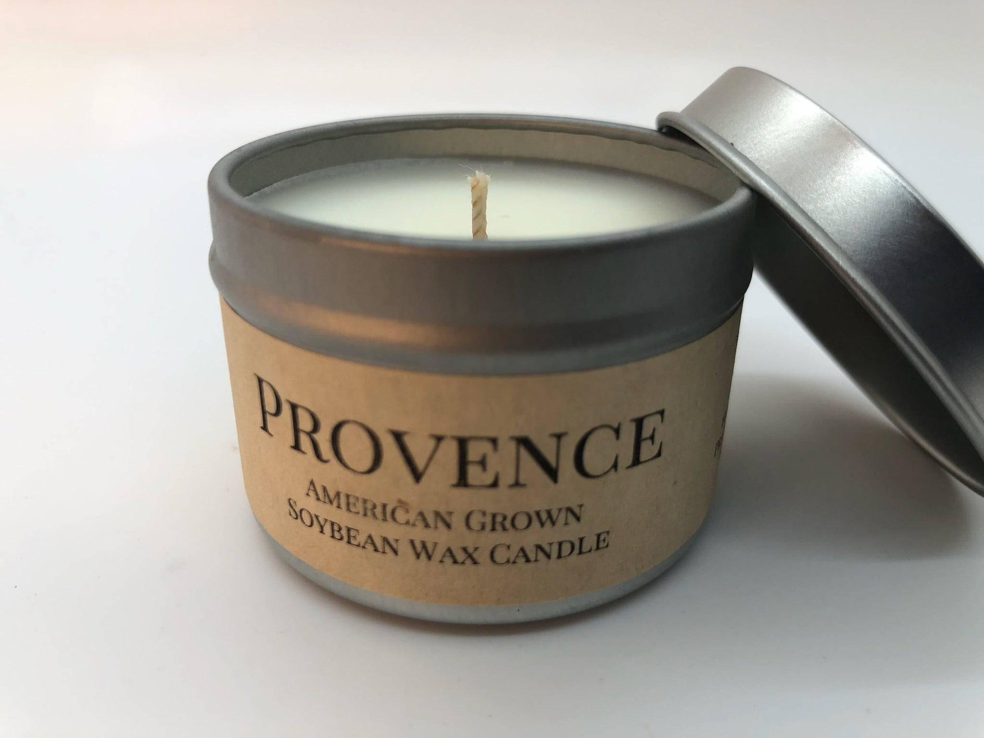 Provence (Lavender) Soy Wax Candle | 2 oz Travel Tin - Prairie Fire Candles