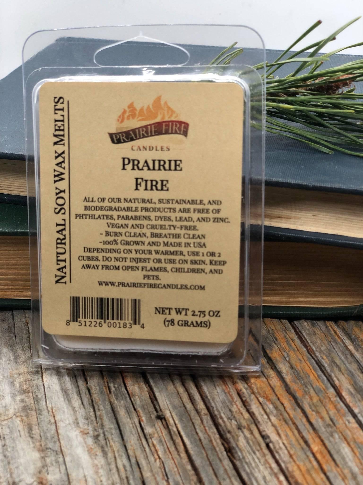 Soy Wax Melts | Wax Cubes | Wickless Candles | Small Batch | Vegan - Prairie Fire Candles