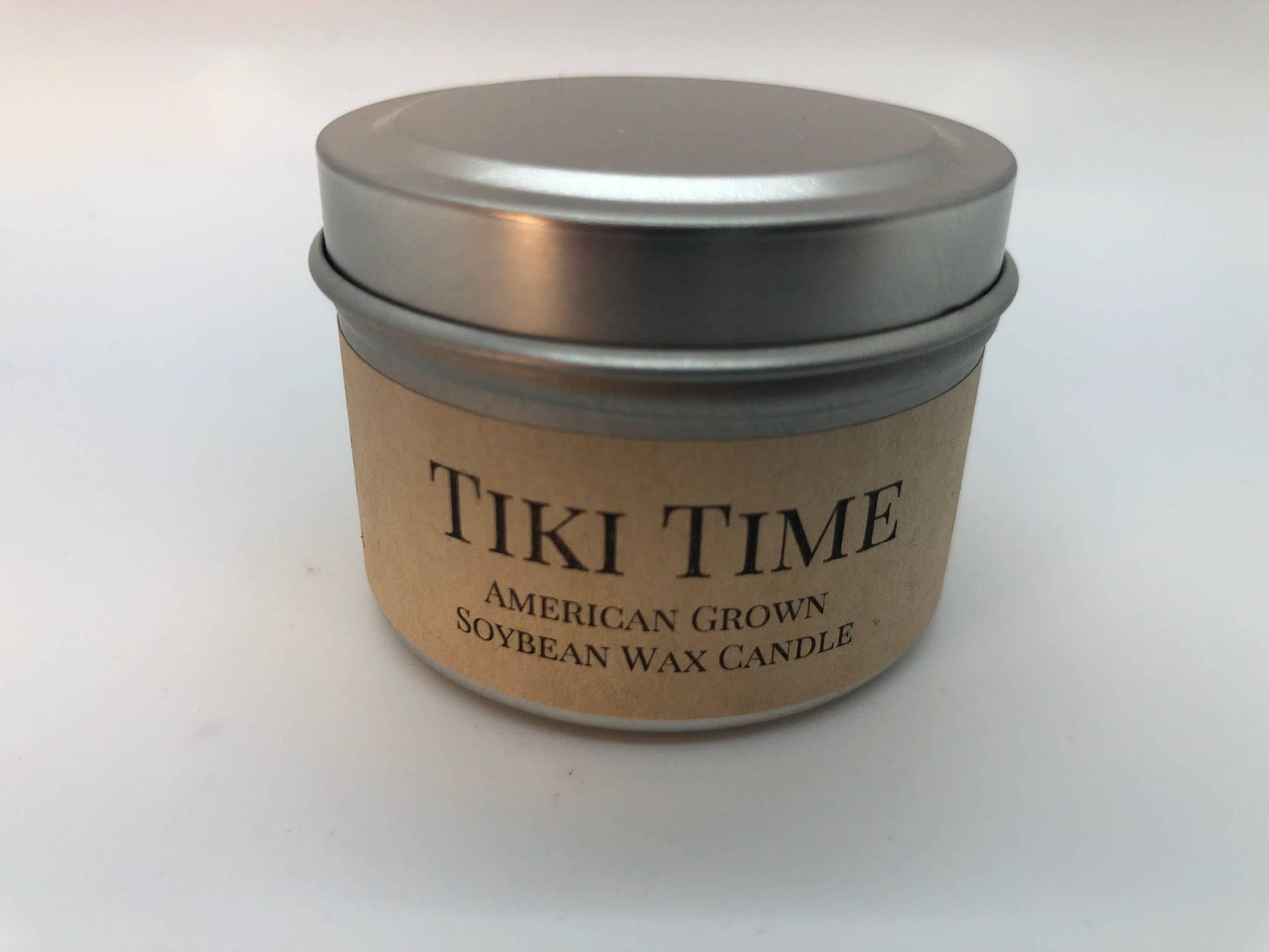 Tiki Time Soy Wax Candle | 2 oz Travel Tin - Prairie Fire Candles